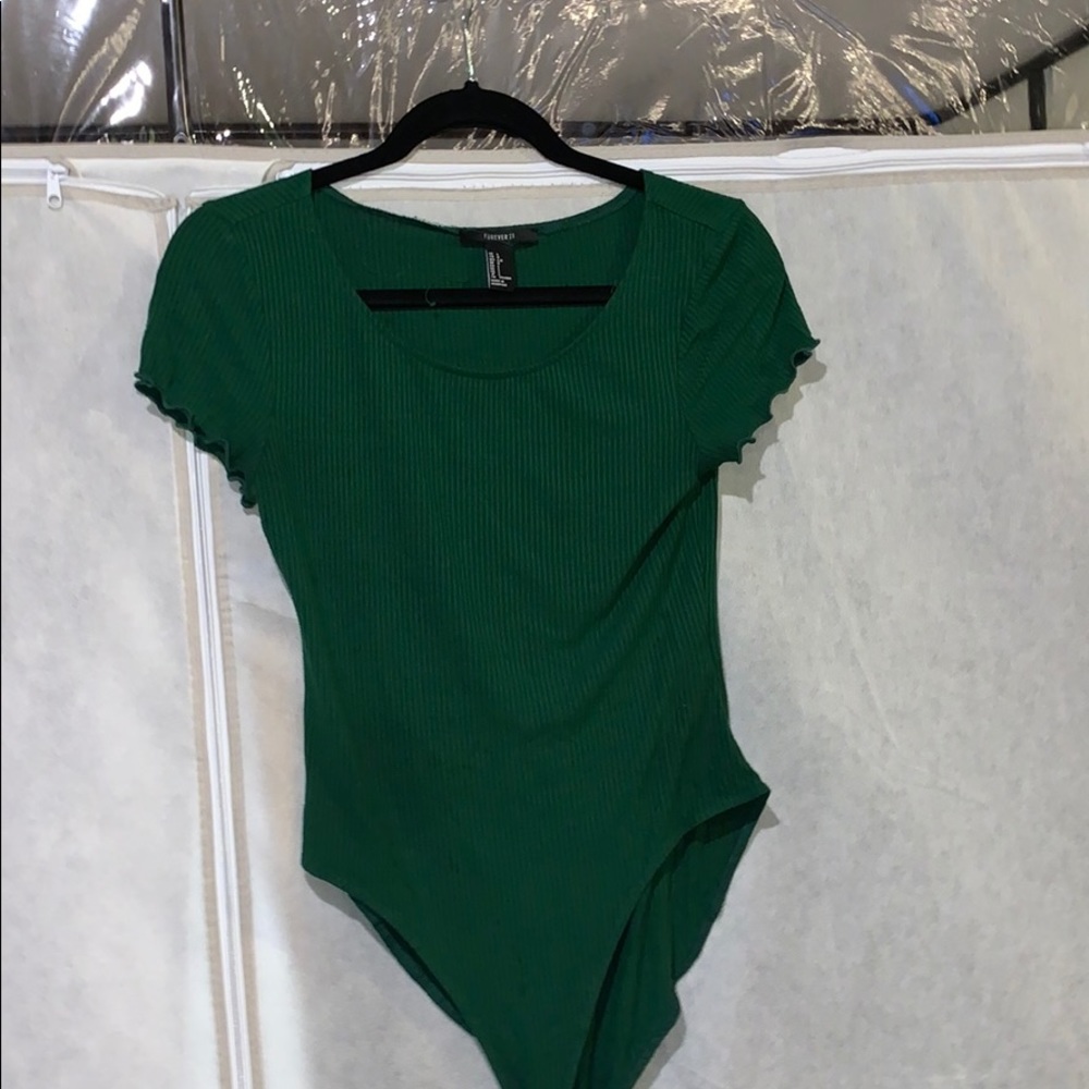 Forever 21 Green Bodysuit